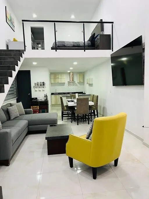 Apartment Ferienwohnung Loft Elegante A 5 Min De Lomas Puebla
